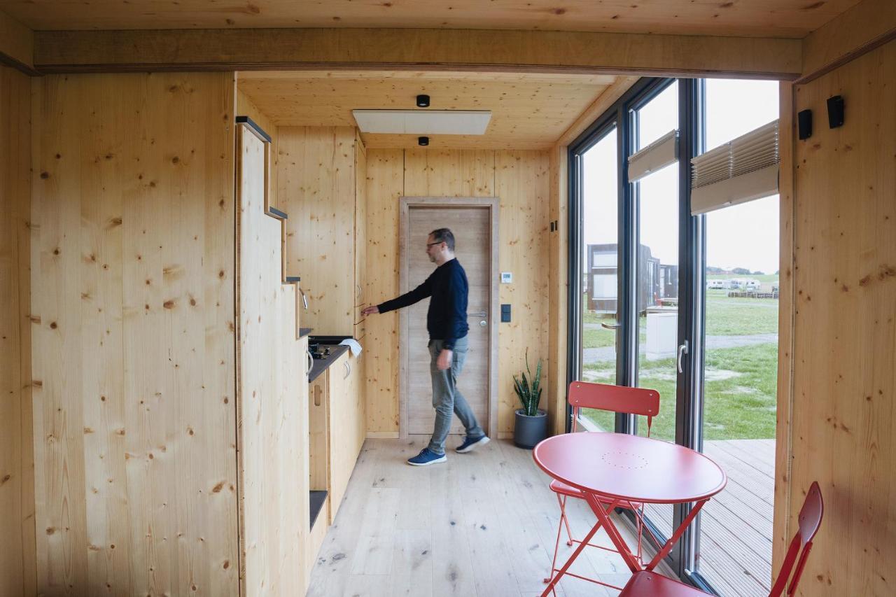 Tiny House Nature 8 Innenlage - Green Tiny Village Harlesiel كاروليننسيل المظهر الخارجي الصورة